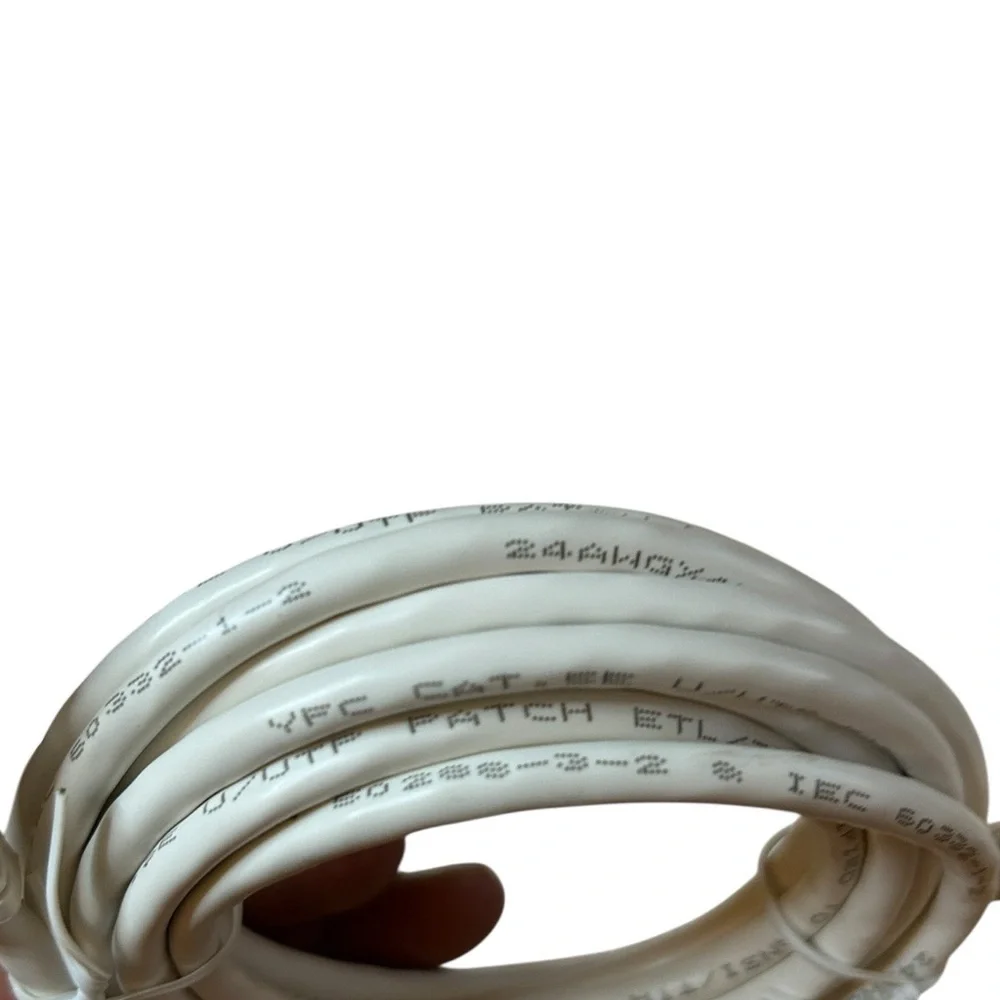 Cat6 Ethernet Cable RJ45 High Speed LAN Network Cable White